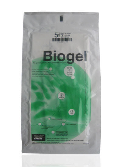 Biogel Sterile Latex Handsker u/pudder str. 6