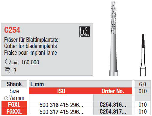 Kirurgisk bor C254 316-010