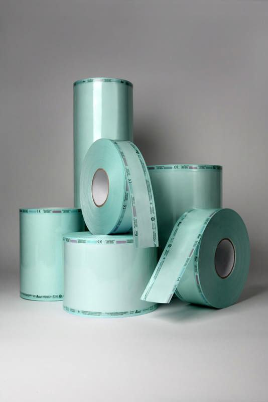 Autoklaverulle m/indikator 5cm x 200m