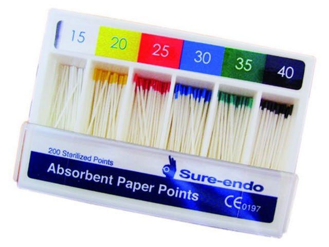 Paper points SureDent nr. 60