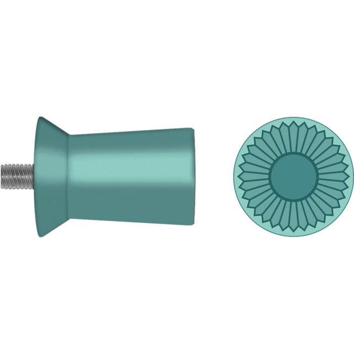 Hawe gummikopper Screw-Type Ribbed turkis 9000/30