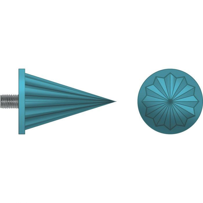 Hawe gummikopper Screw-Type Pointed turkis 9003/30