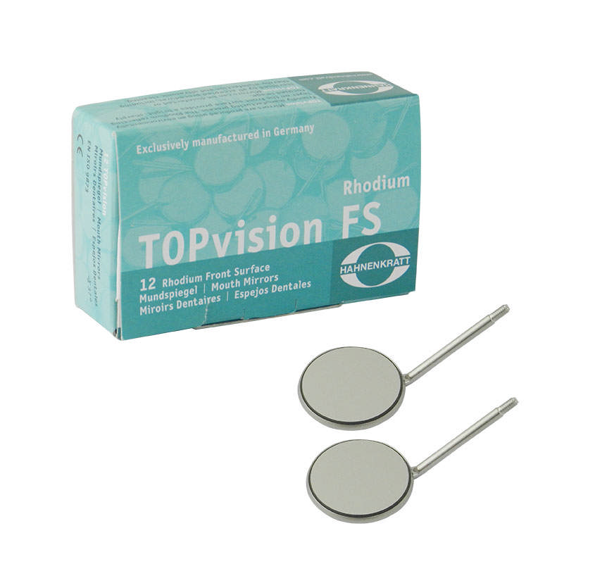 Mundspejl TOPvision FS Rhodium str 4