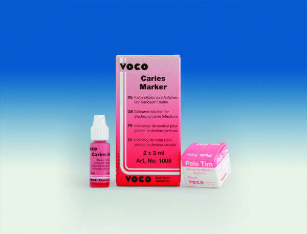 Caries Marker indfarvning væske pink 1005