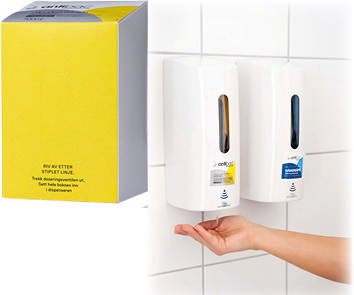 Antibac hånddes. 85% box t/automatdispenser 700ml 601637