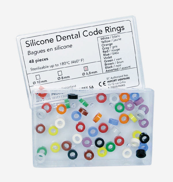 Markerings ringe til instrumenter gul 6,8mm 21342