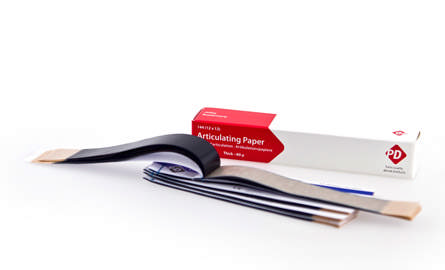 PD artikulationspapir 50my blå 36401