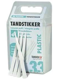 Tandex plasttandstikker 813082
