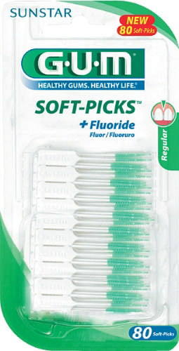 GUM Soft-Picks Original regular grøn 100stk 632SW100