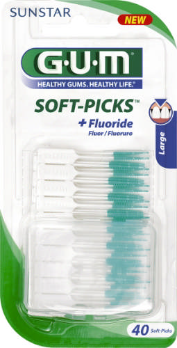 GUM Soft-Picks Original large mørkegrøn 50stk  634SW50