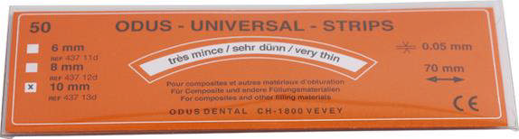 Odus universal plaststrips PD buet 10mm 43713d