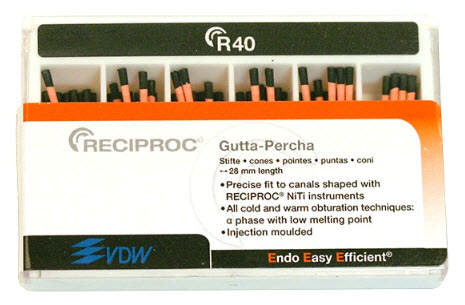 Reciproc Guttapercha points 28mm R40/sort