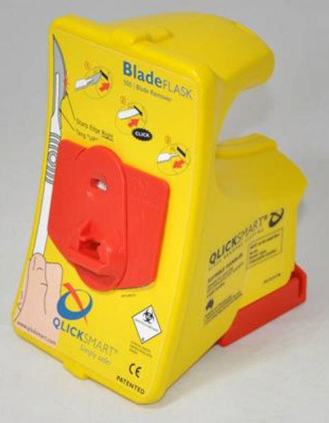 Qlicksmart bladeflask skalpelblad afriver