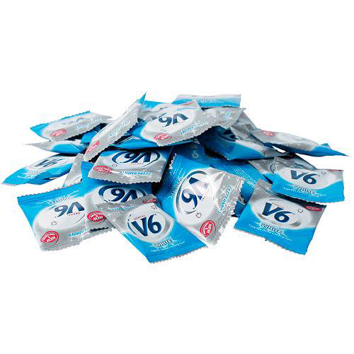 V6 tyggegummi  White Peppermint 