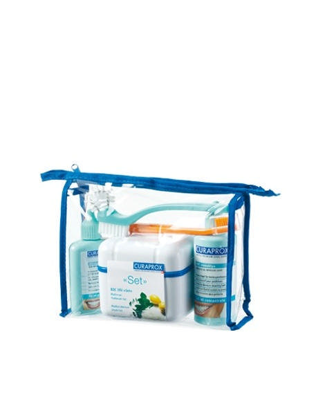 Curasept Transparant kosmetiktaske med kant