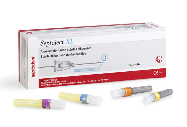 Septoject XL kanyler 27G 0,40 x 35mm 