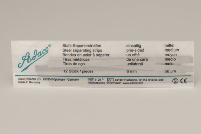 Adaco stålstrips medium 6mm enkeltsidet 60026814