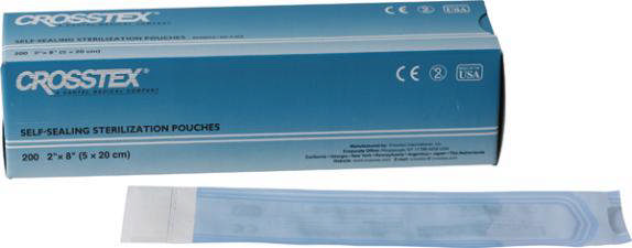 Autoklaveposer m/klæb 5 x 20cm