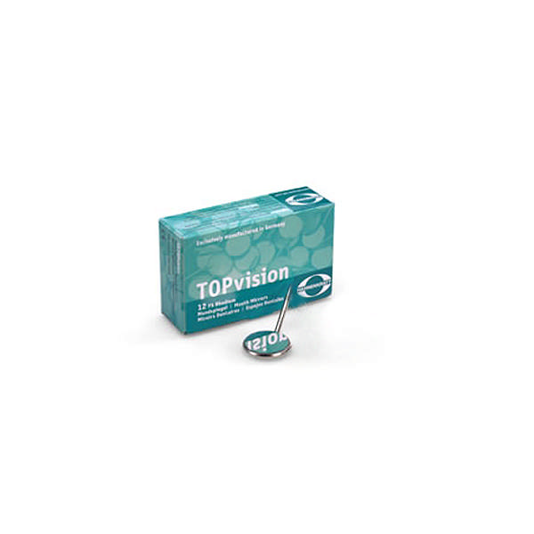 Mundspejle Rhodium mini 10mm 