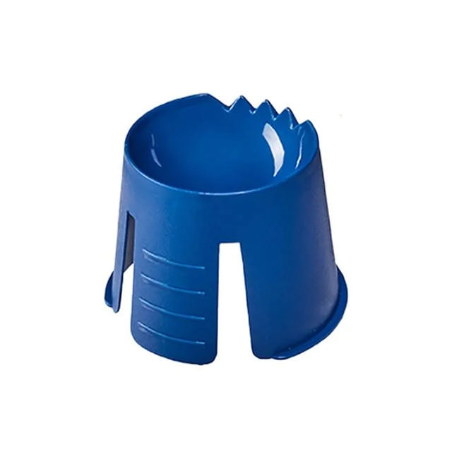 Simplee dappenbægre m. takket kant blå 411507