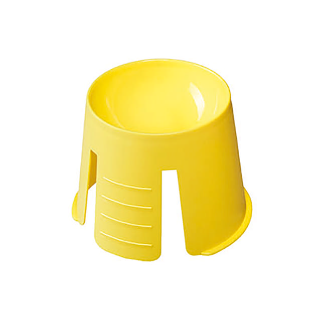 Simplee dappenbægre m. glat kant gul