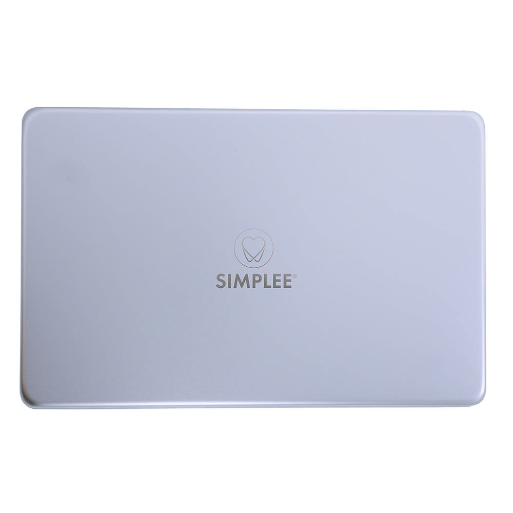 Simplee låg til aluminumsbakke 28,8 x 18,7 x 2,9cm grå 256023