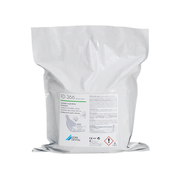 Dürr FD366 Sensitive wipes refill 20 x 30cm, 4stk CDF366A0455