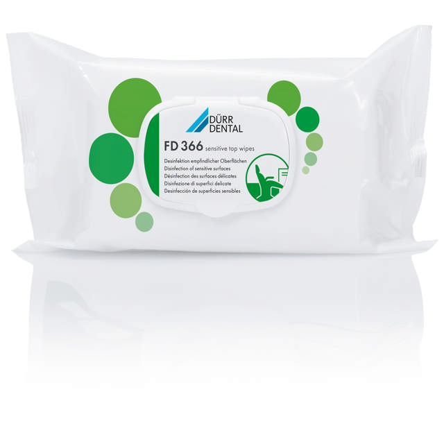 Dürr FD366 Sensitive Top Wipes, 20 x 30cm, 6 stk CDF366F0450