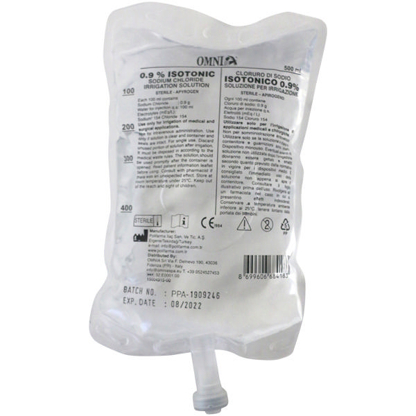 Natriumklorid 0,9% pose 15 x 500ml