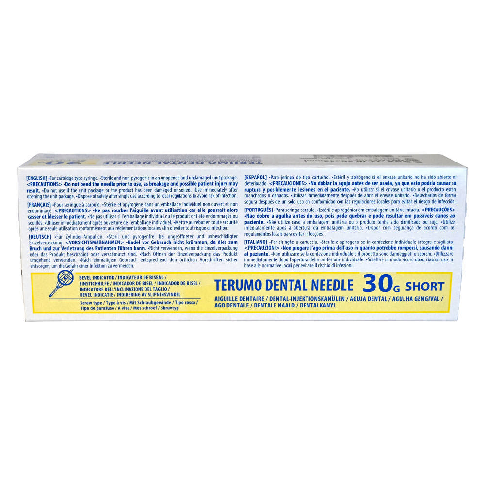 Terumo kanyler 30G/0,3 0x 13mm blåt gevind M3013F