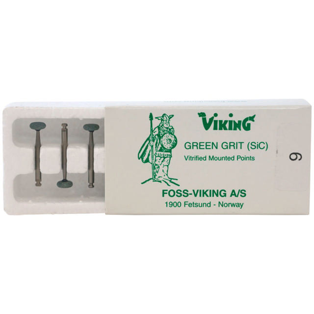 Grøn sten hjulformet nr 9 RA 