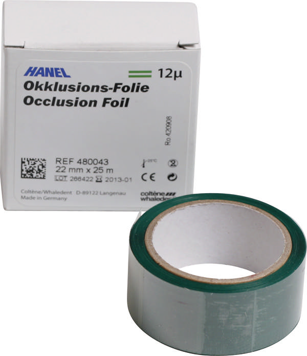 Hanel artikulationspapir på rulle dobbelttsidet 12my grøn