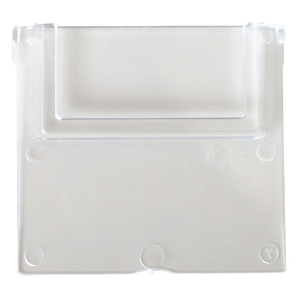 Hurtigkøb skillevæg til kasse 1, 2 og 3, klar plast