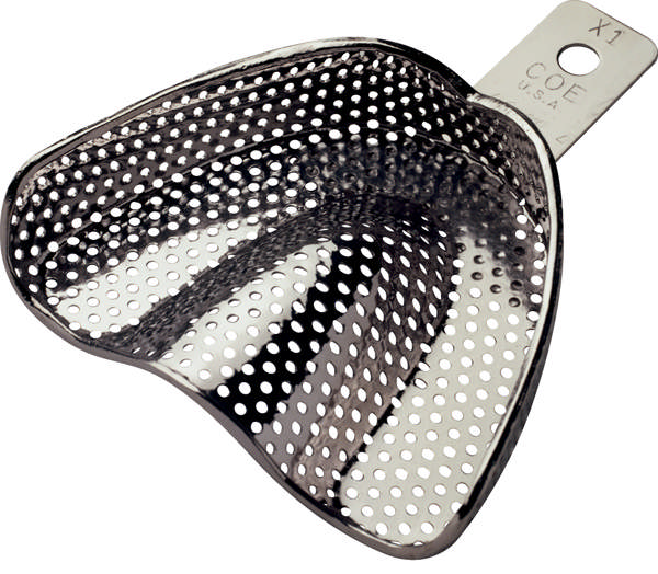 Coe aftryksske rustfrit stål perforeret nr. SX1
