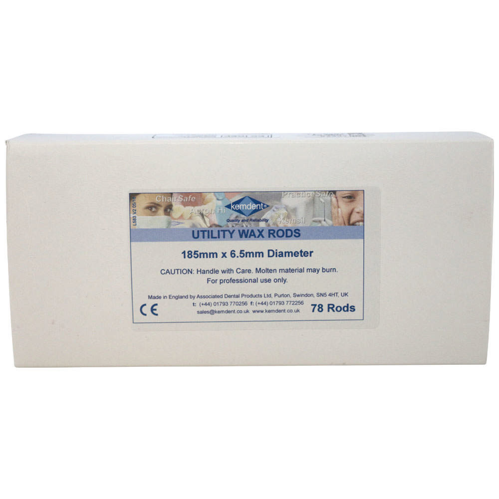 Kemdent Utility modelvoks stænger rød DWS308 