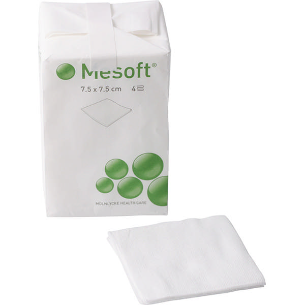 Mesoft S afspritningsklude hvid 7,5 x 7,5cm 157100