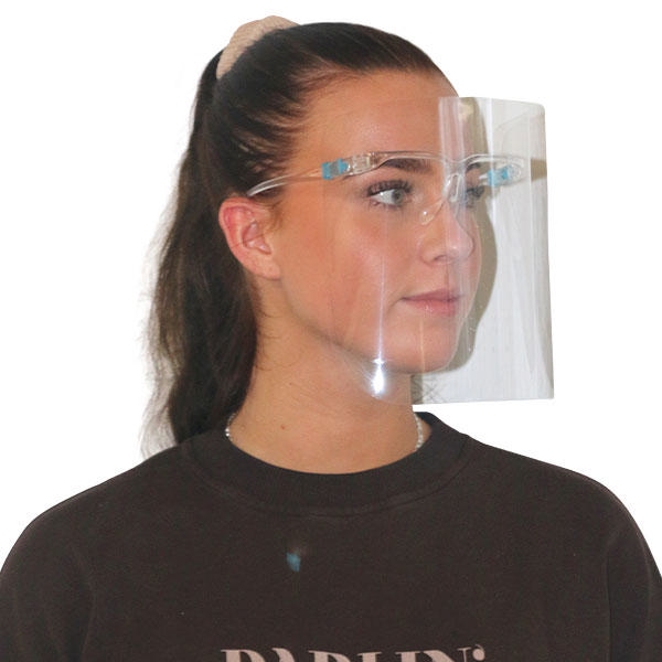 Clear visir skærme refill u/holder